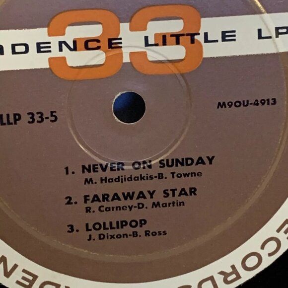 The Chordettes Never On Sunday (7 Vinyl, 1962) Cadence CLLP 33-5 VG+ - Picture 6 of 6